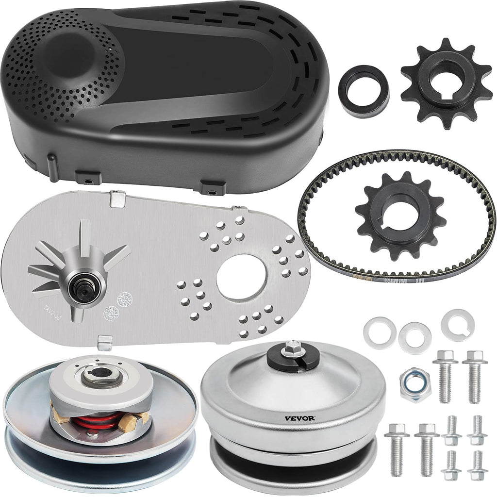Torque Converter Go Kart Clutch 1 Inch 10T 40/41 and 12T 35 Chain Drive Belt X9748