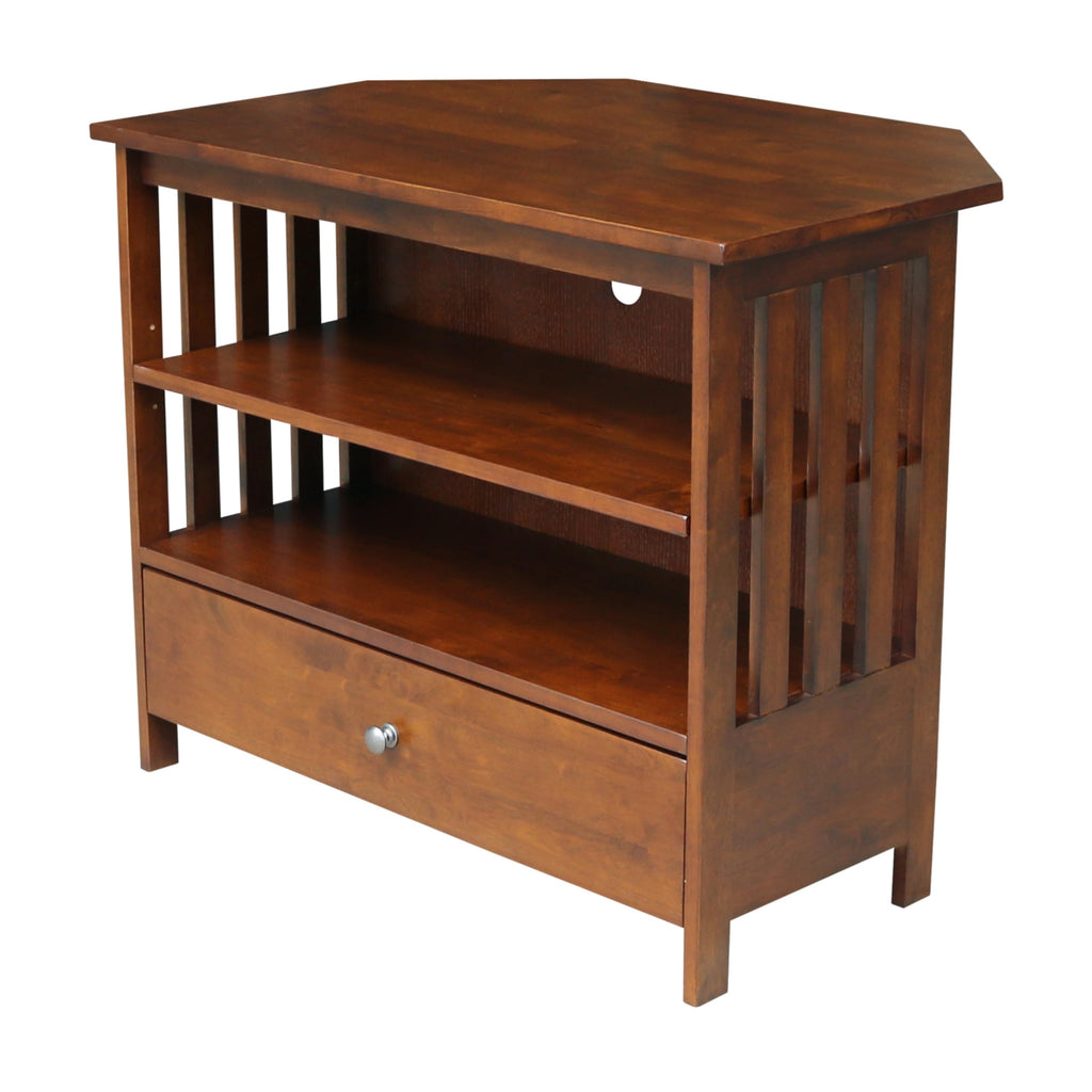 Solid Wood Corner TV Stand X98896