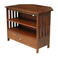 Solid Wood Corner TV Stand X98896