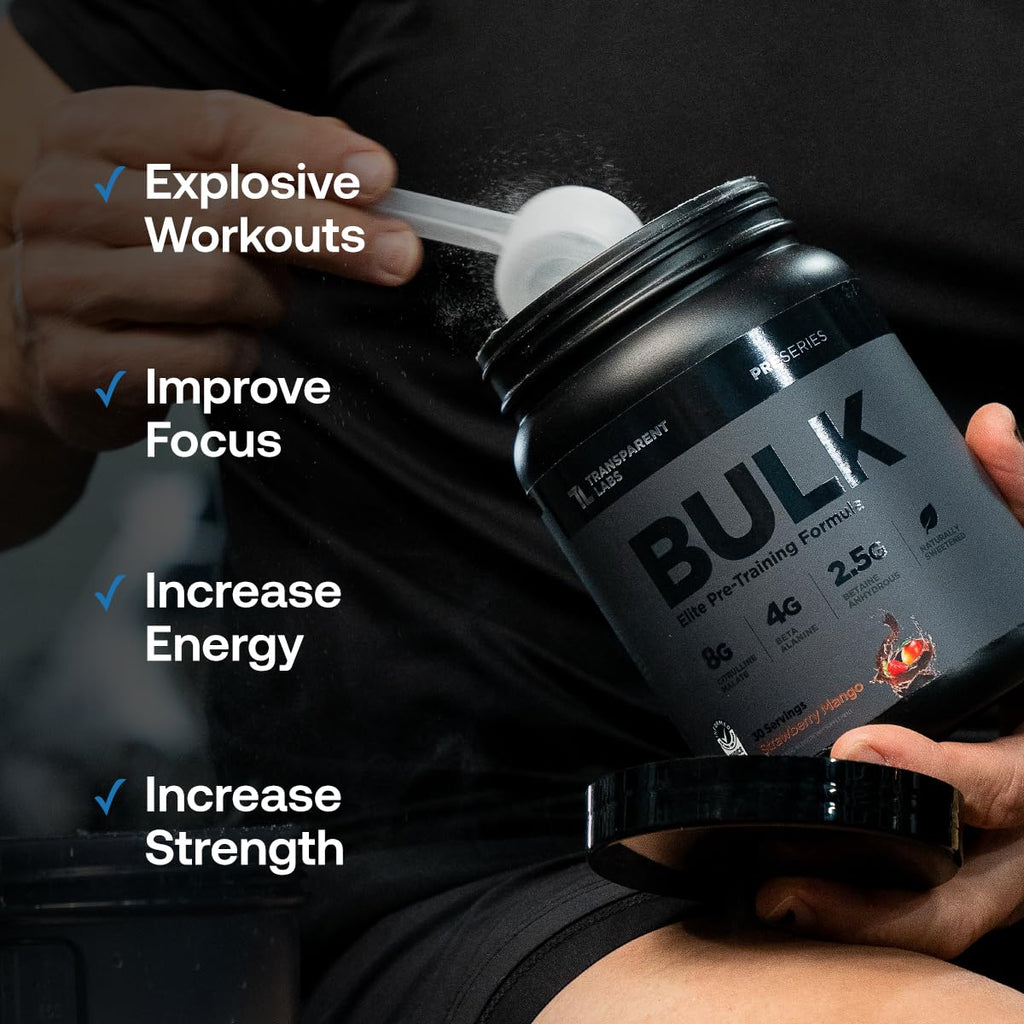Sugar Free Pre Workout with Beta Alanine, Citrulline Malate & Caffeine, 30 Servings Z709443