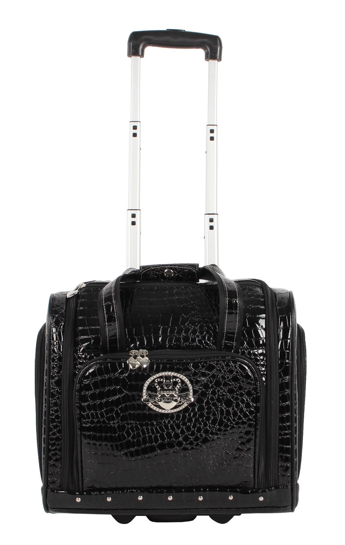 15 Inch Black PVC Underseat Luggage H671745
