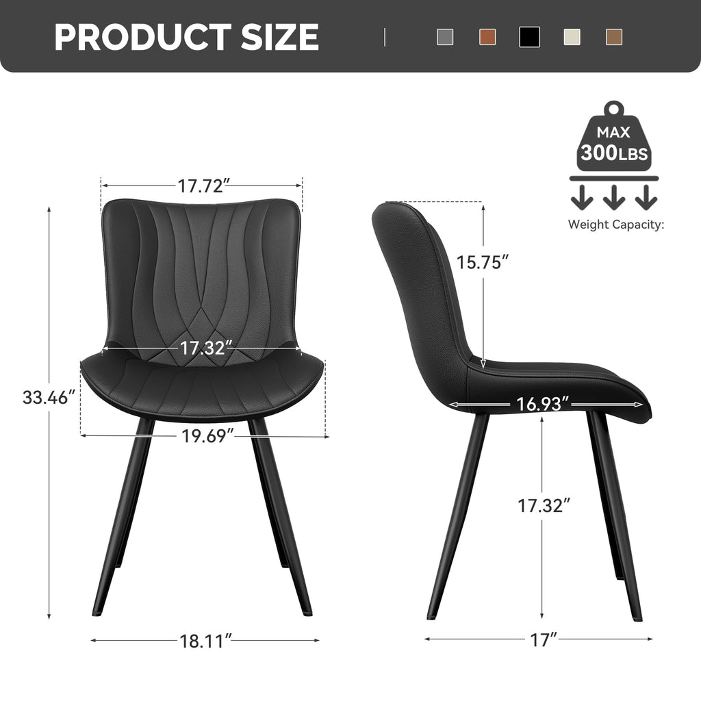 PU Leather Dining Chair Set of 4 J723