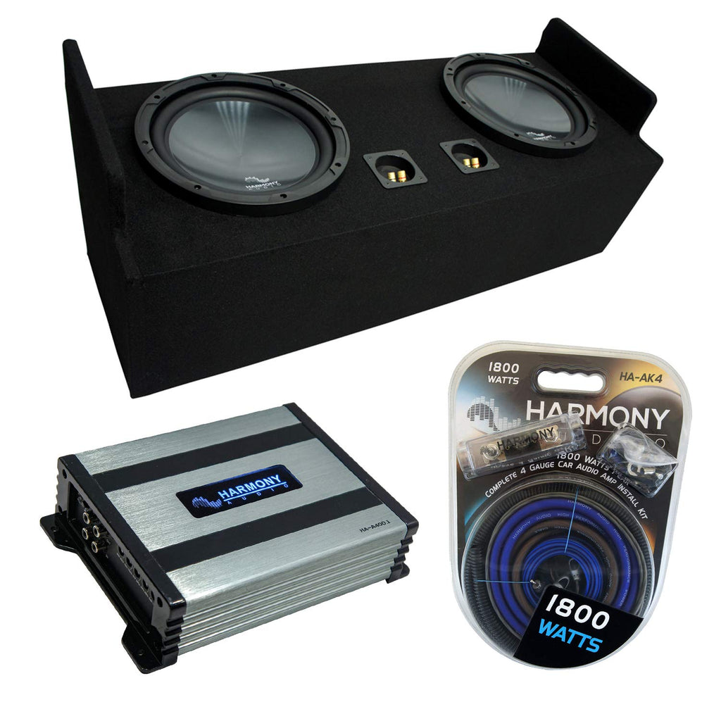Dual 12" Sub Box Amp and Wire Kit V623569