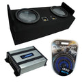Dual 12" Sub Box Amp and Wire Kit V623569