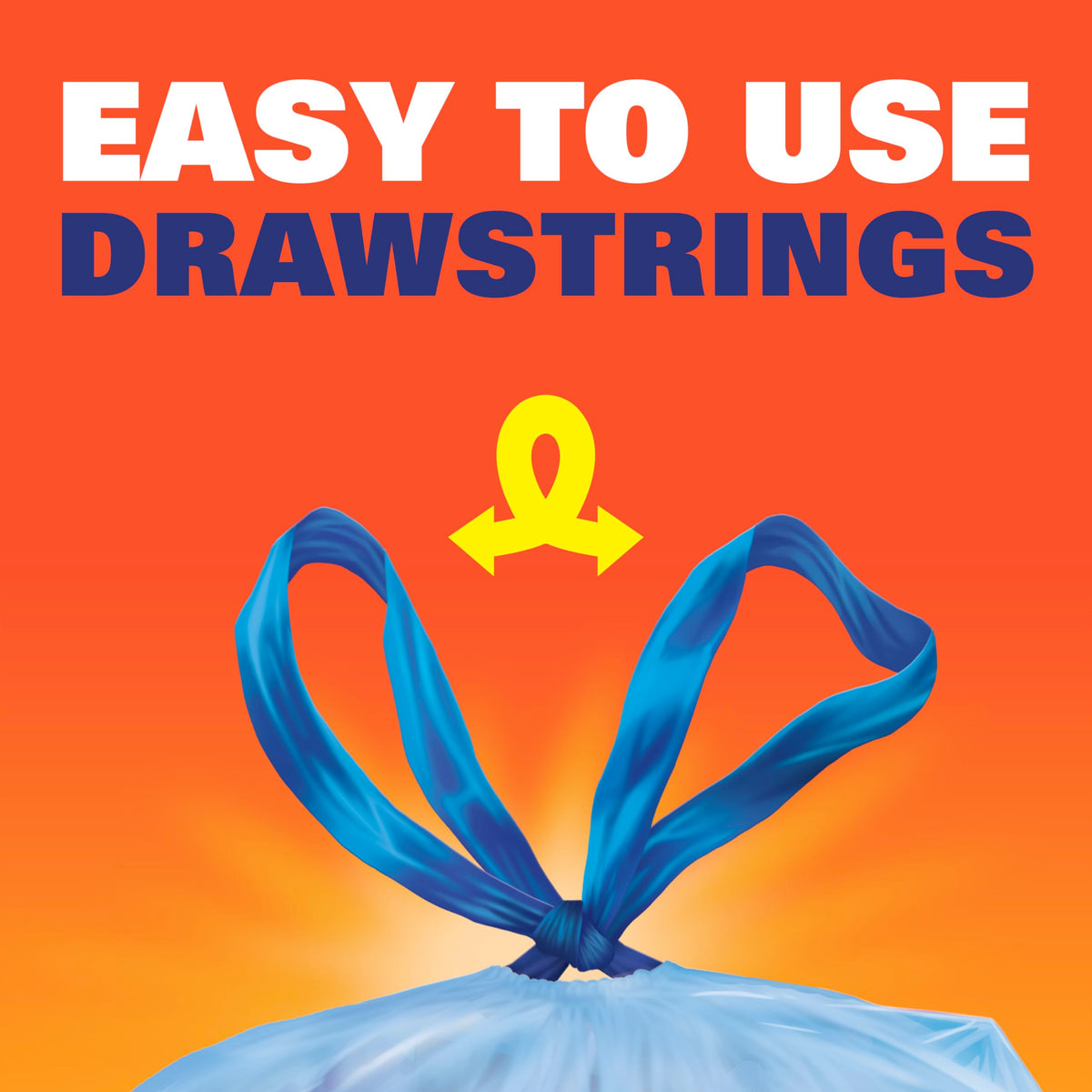 Blue 13 Gallon Trash Bags 60 Count P933759