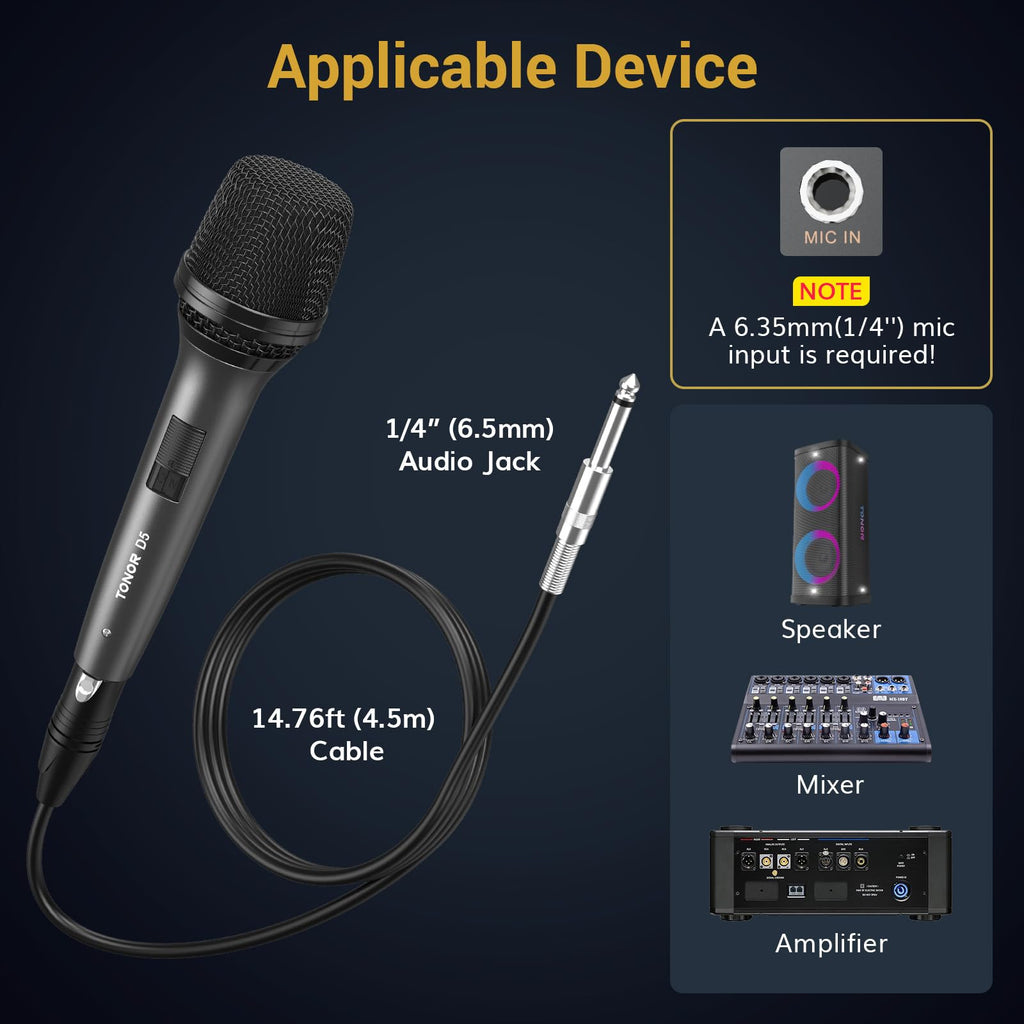 Dynamic Wired Vocal Microphone W72976