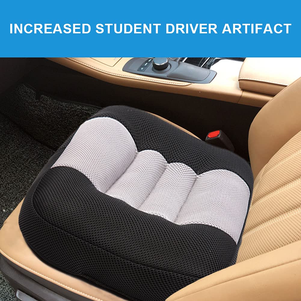 Black Breathable Mesh Car Booster Seat Cushion O1539