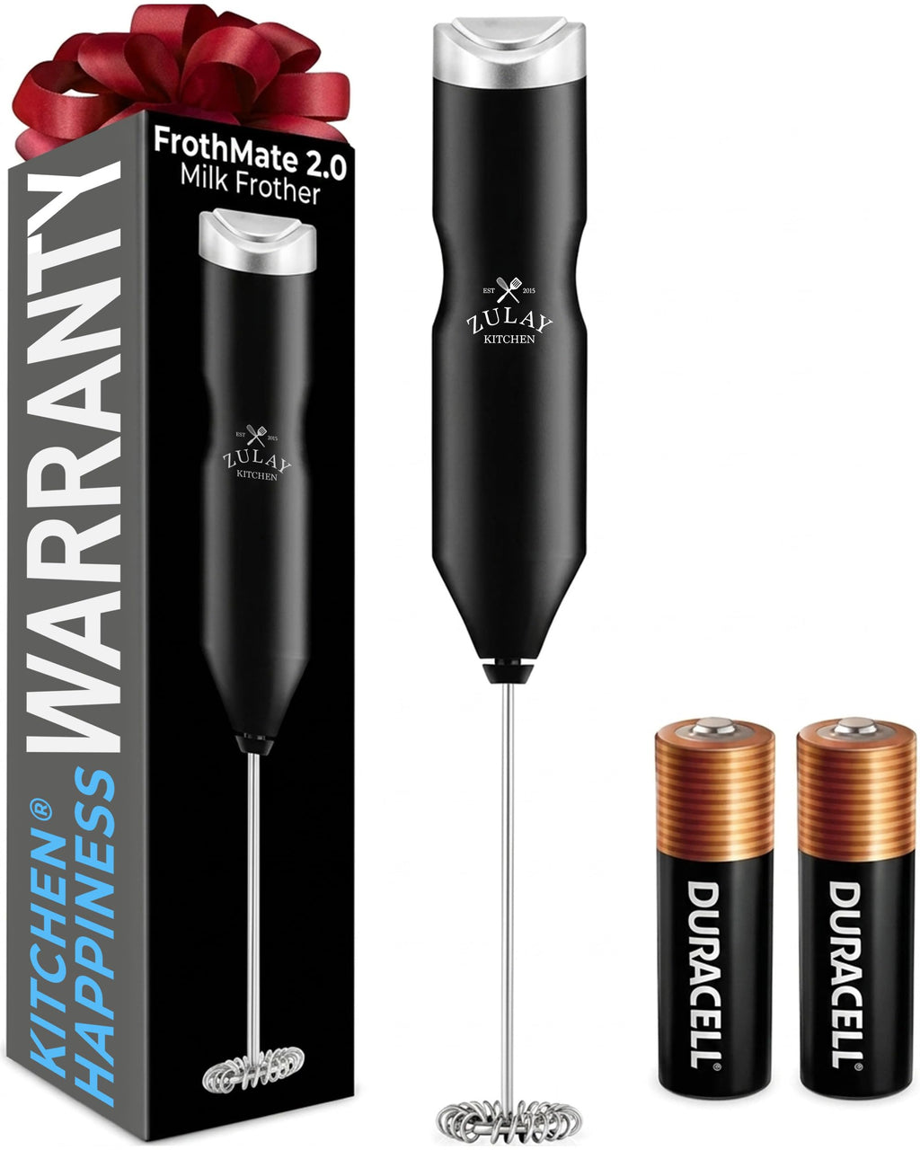 Handheld Milk Frother with AA Batteries K47646