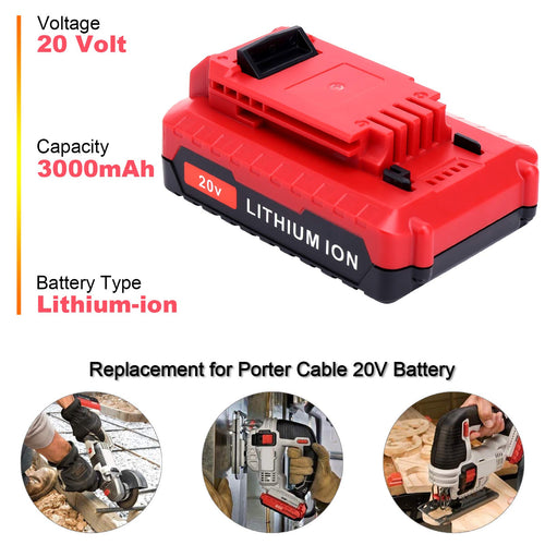 2 Pack 20V Max 3.0Ah Lithium Battery R8849