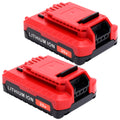 2 Pack 20V Max 3.0Ah Lithium Battery R8849