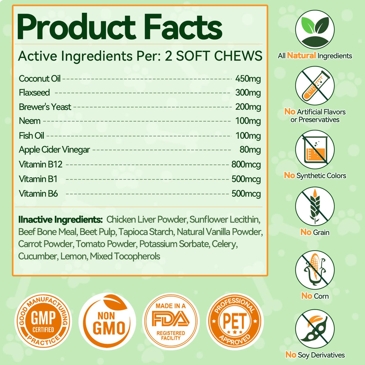 Flea and Tick Prevention for Dogs Chewables 200 Ct Q997