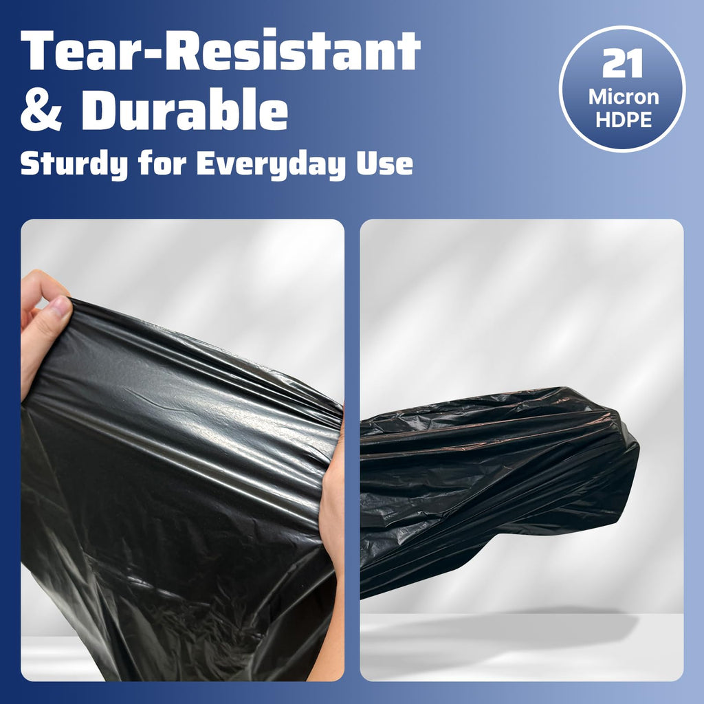 40-45 Gallon 100 Count 21 Micron HDPE Trash Bags P6335