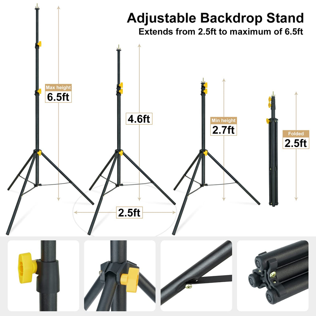 10x6.5ft Backdrop Stand Kit U972510