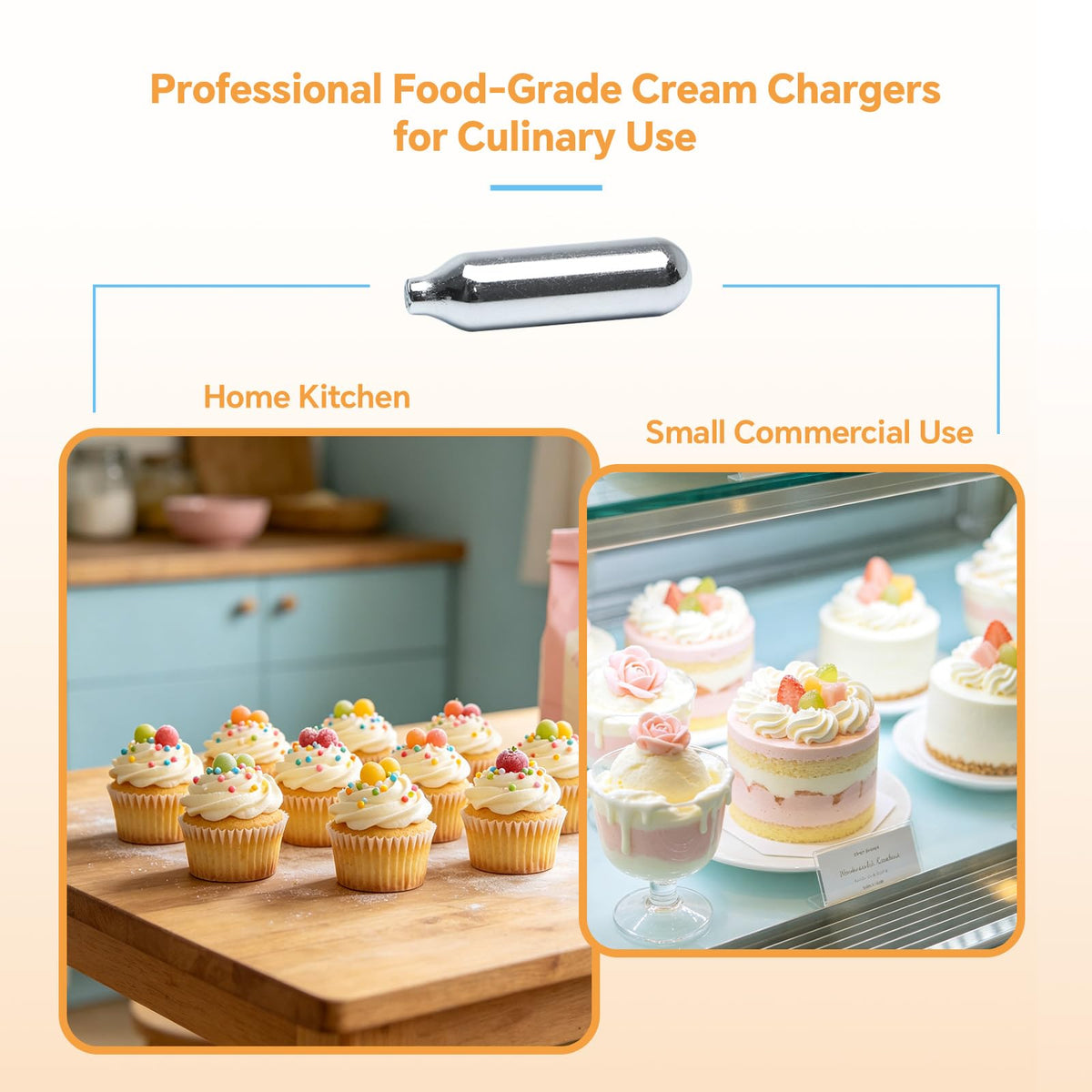 8g Whipped Cream Chargers Food Grade M75852