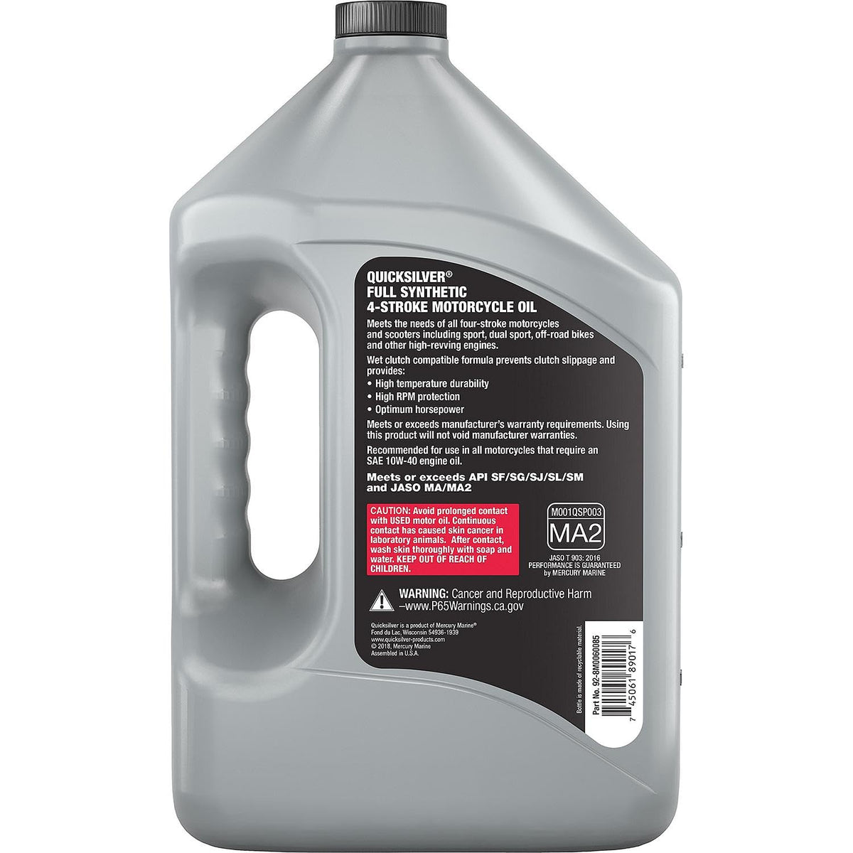 10W-40 Full Synthetic 4-Stroke Motorcycle Oil D173