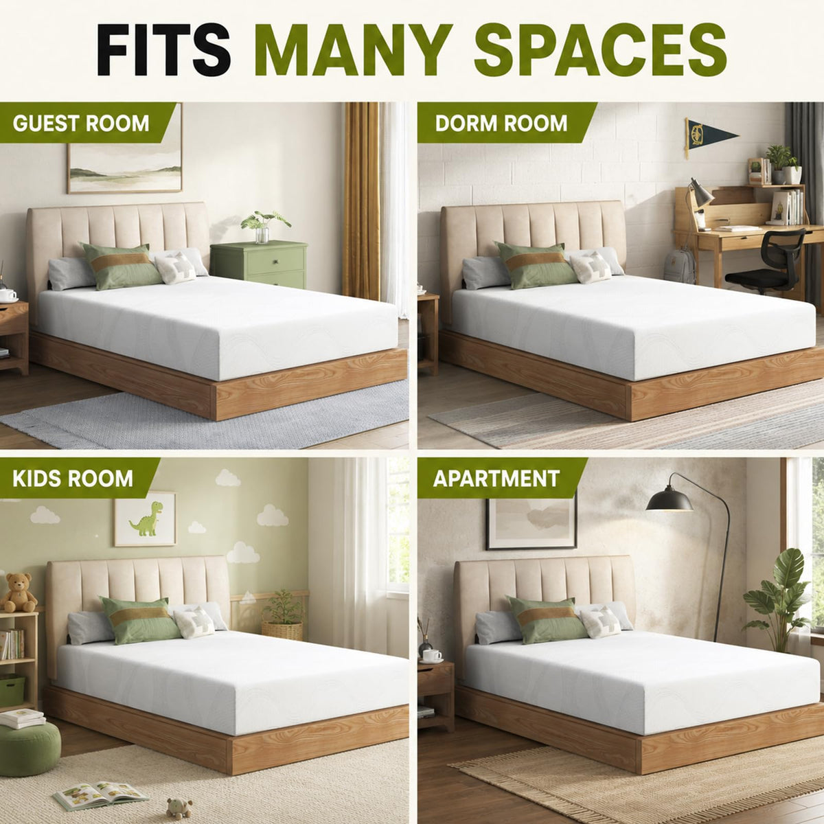 6 Inch Twin Memory Foam Mattress A73449
