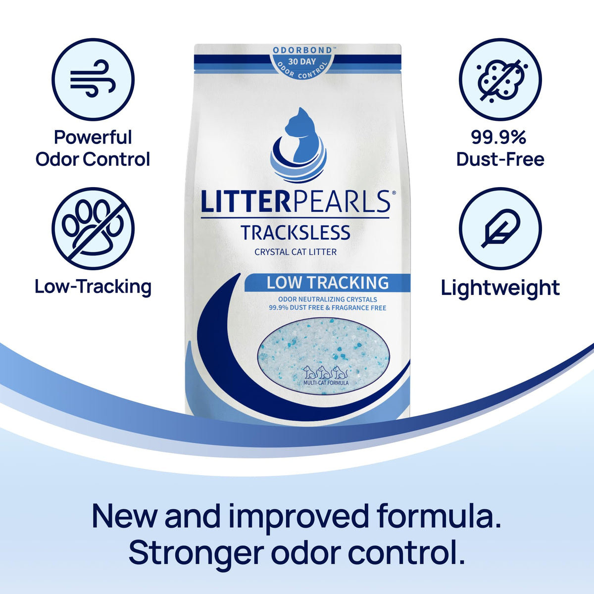 Low-Tracking 30-Day Odor Control Litter 15lbs R6673