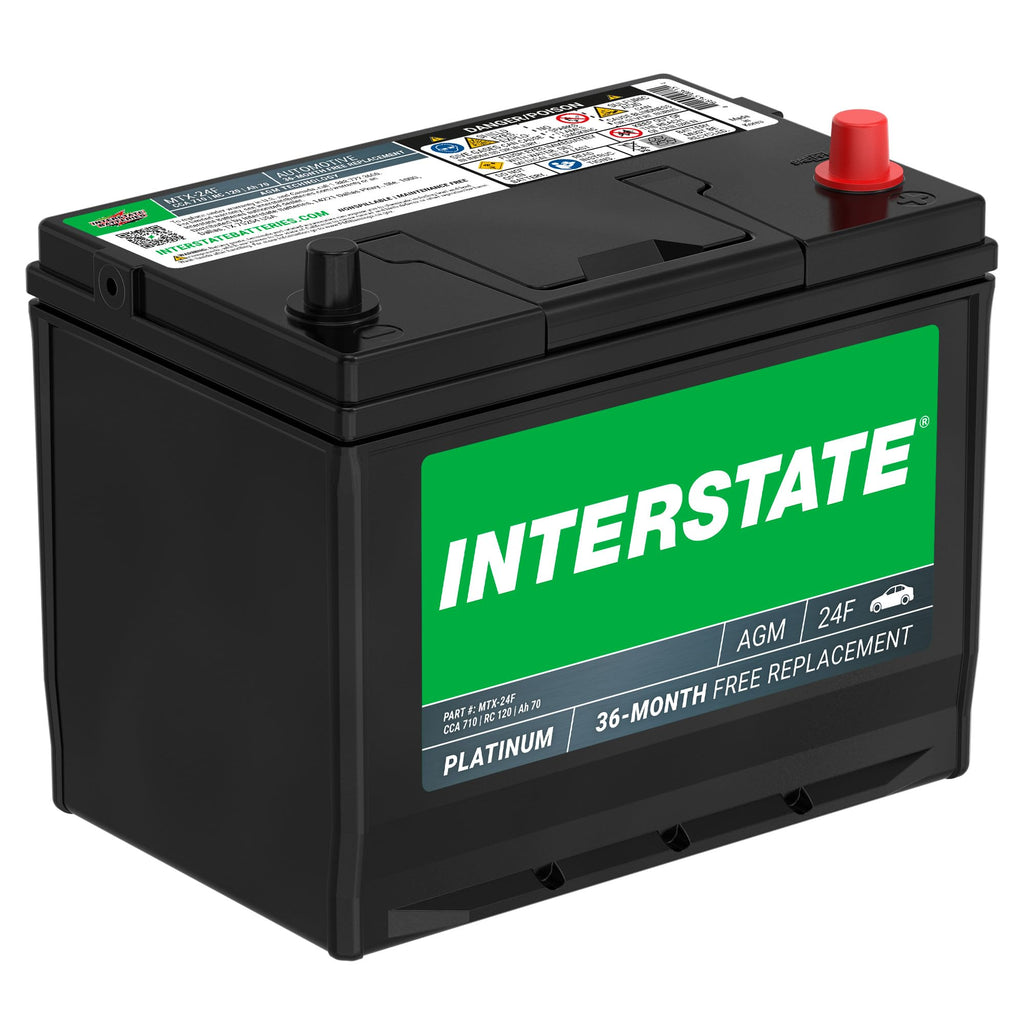 12V 70Ah 710CCA Group 24F AGM Car Battery D3279