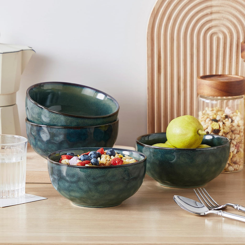 Ceramic Green Bowls Set of 4 B550916