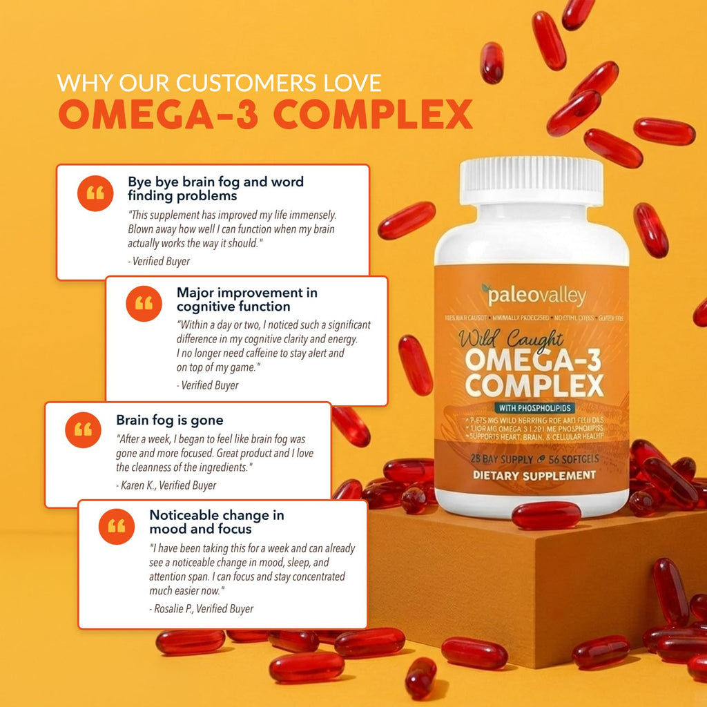 Wild Caught Omega-3 Fish Oil 750mg DHA 187mg EPA V7053