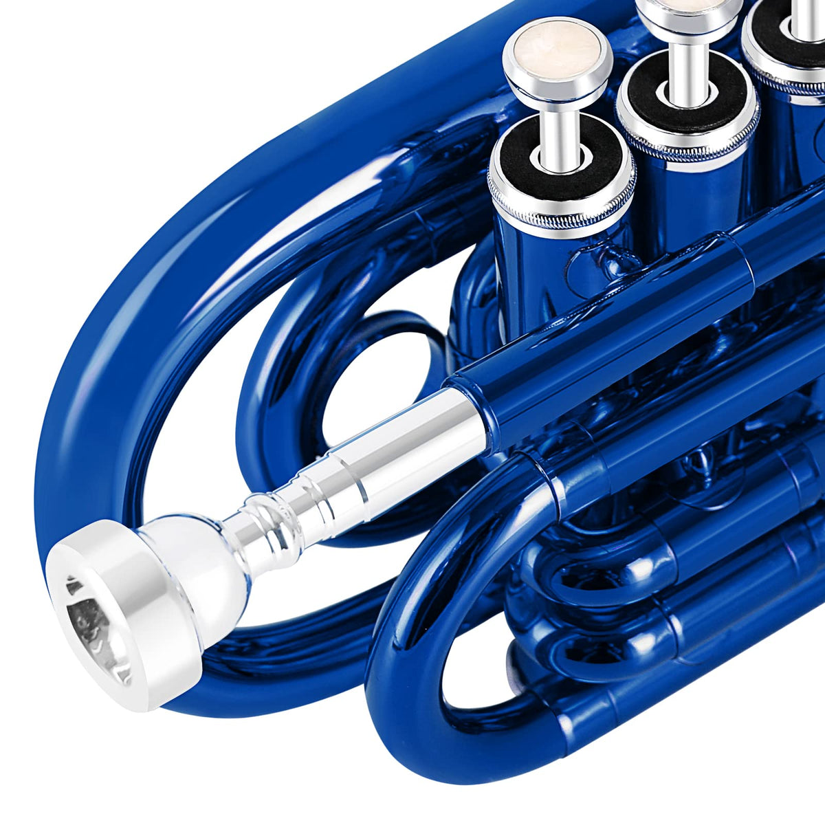 Bb Brass Pocket Trumpet with 7C Mouthpiece W5899