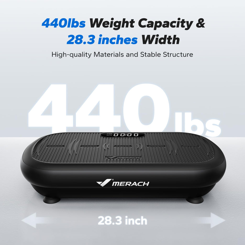 Vibration Plate Exercise Machine with 440lbs Capacity F35233
