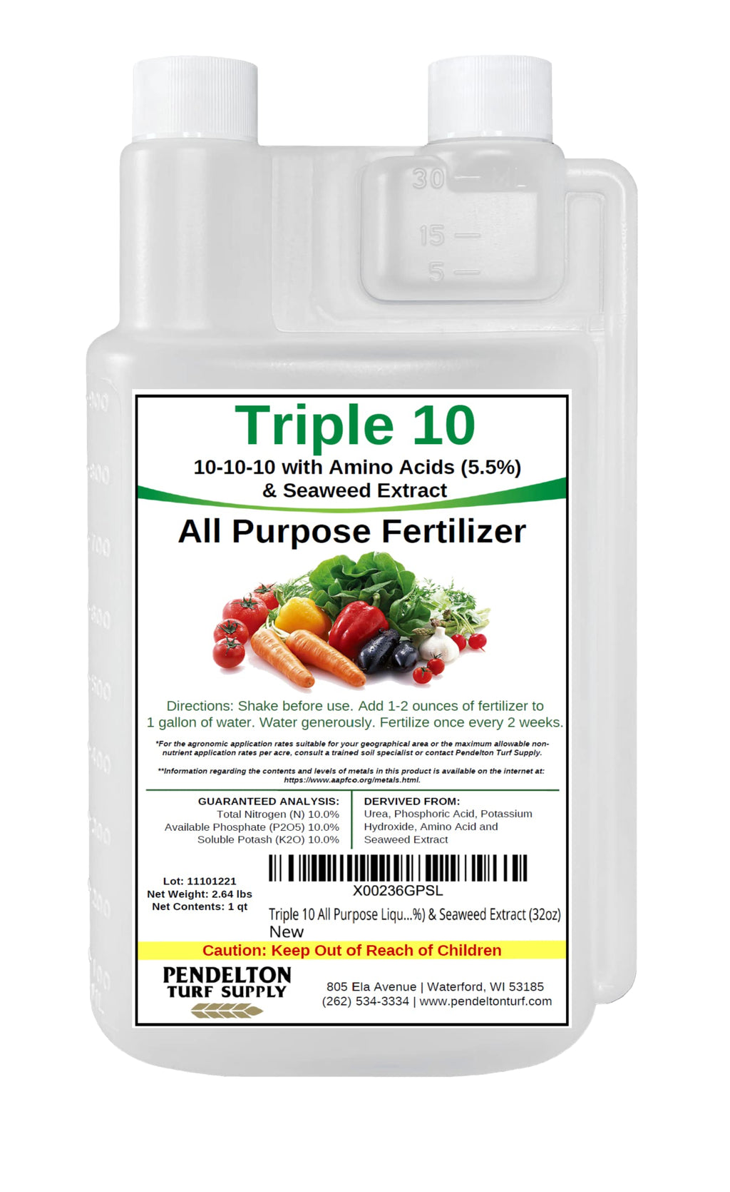 All Purpose Liquid Fertilizer 10-10-10 32oz G327