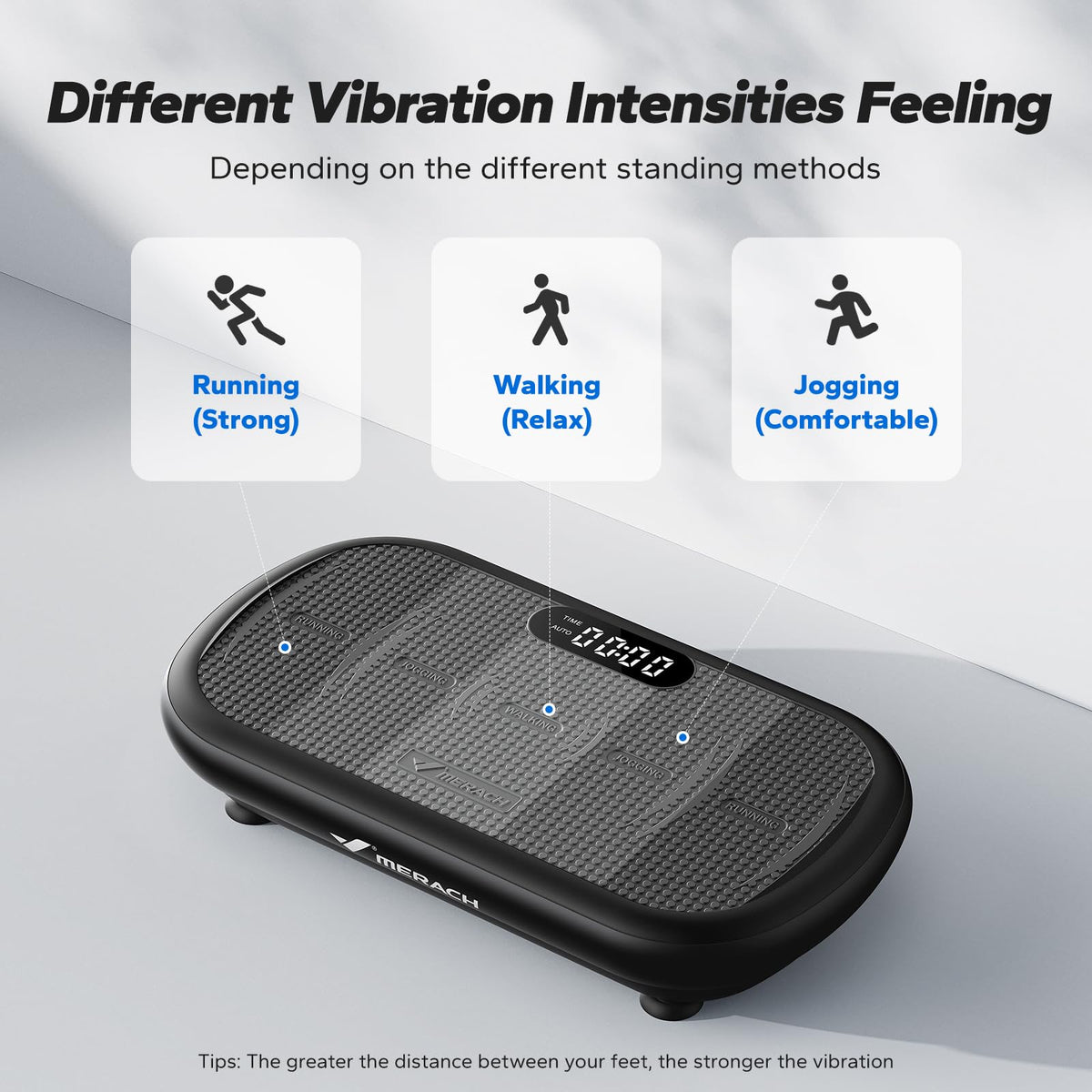 Vibration Plate Exercise Machine with 440lbs Capacity F35233