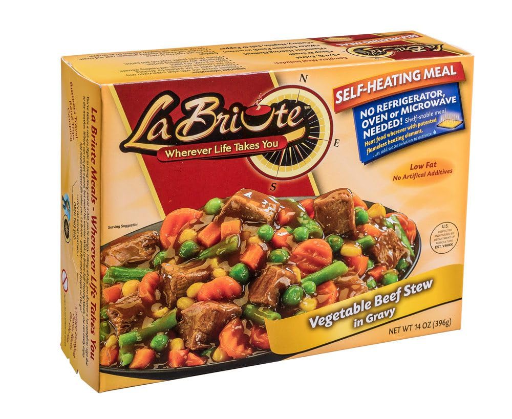 Vegetable Beef Stew in Gravy Ready to Eat Entrée 12 oz X67796