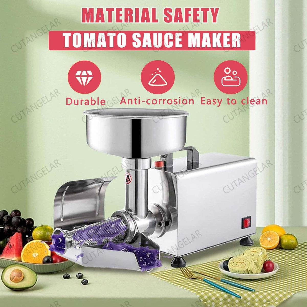 450W Stainless Steel Electric Sauce Maker W98036