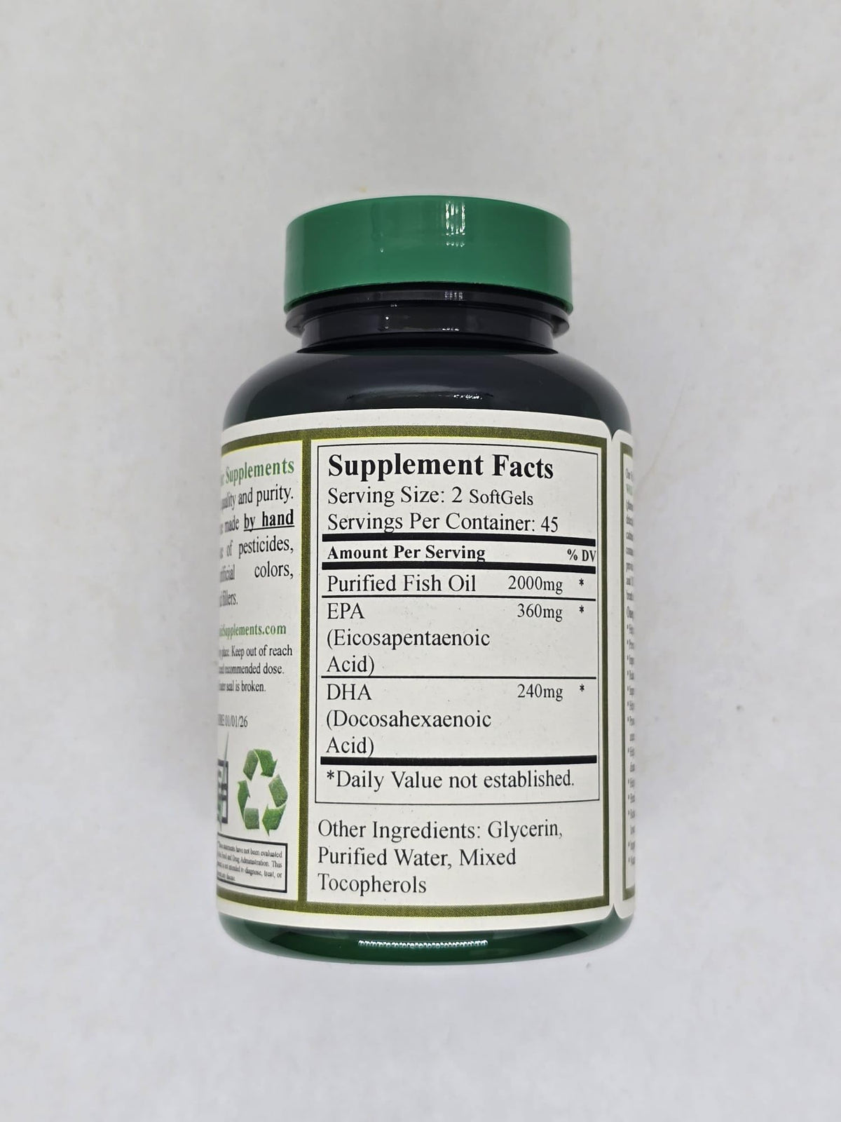 Triple Strength Omega 3 Fish Oil 90 Softgel 1000 mg O24449