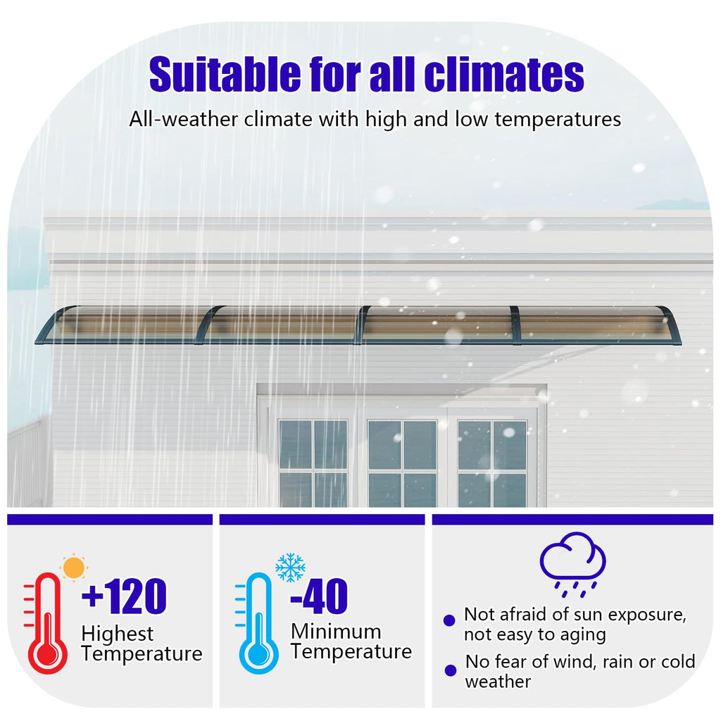 32x48'' Polycarbonate Door Awning I1980