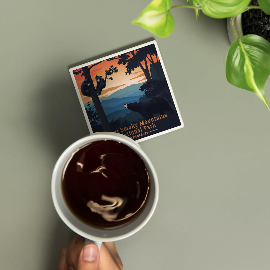 Ceramic Coaster with Cork Back Z36214