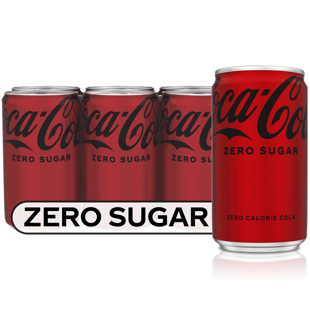 Coke Zero Sugar Mini-Can 7.5 fl oz 12 Pack W6909