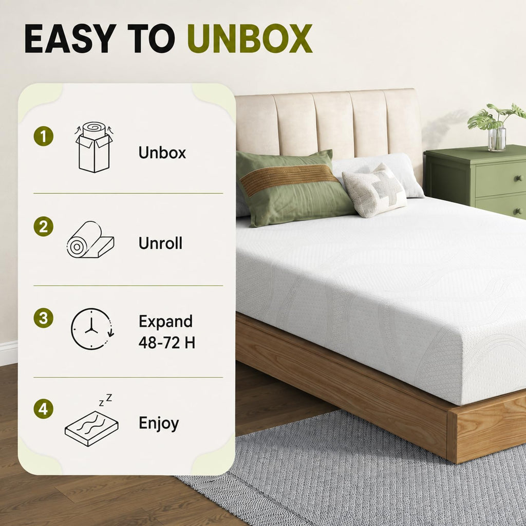 6 Inch Twin Memory Foam Mattress A73449
