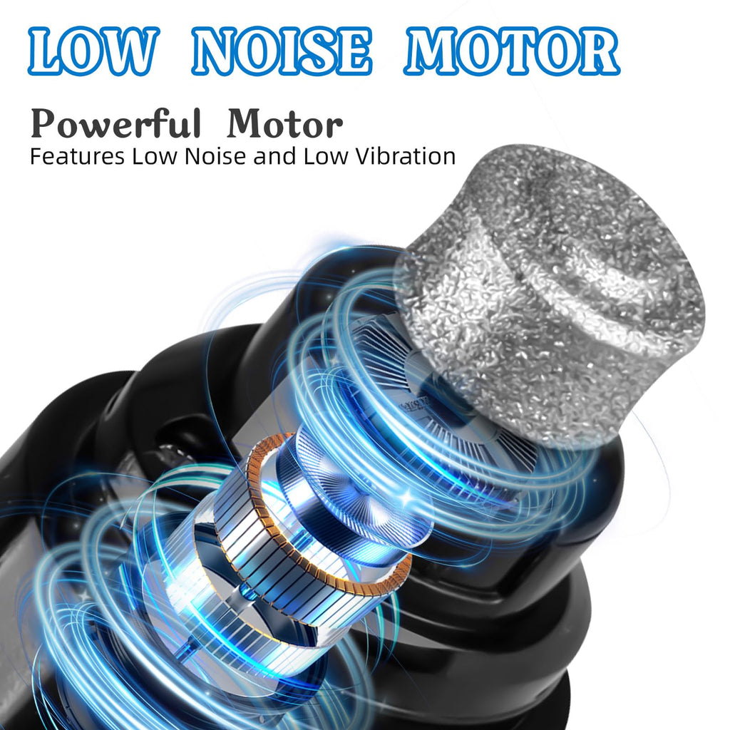 2-Speed Rechargeable Quiet Electric Pet Nail Grinder F1524