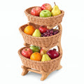 3 Tier Woven Fruit Basket Stand W69816