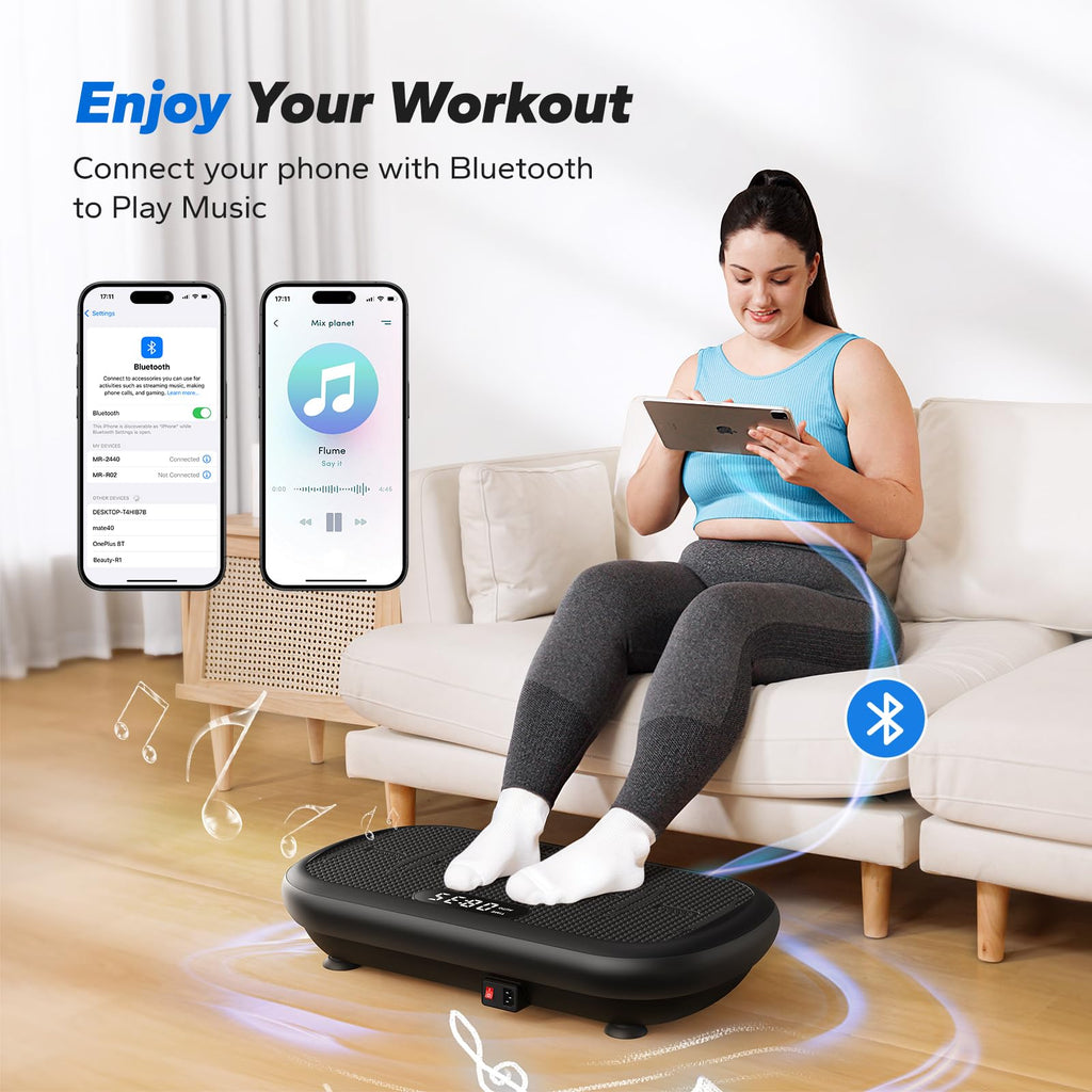 Vibration Plate Exercise Machine with 440lbs Capacity F35233