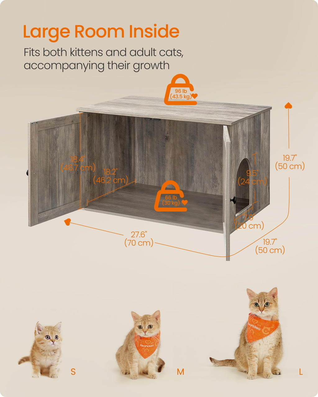 Cat Litter Box Enclosure End Table J716589