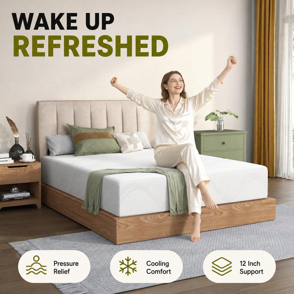 6 Inch Twin Memory Foam Mattress A73449