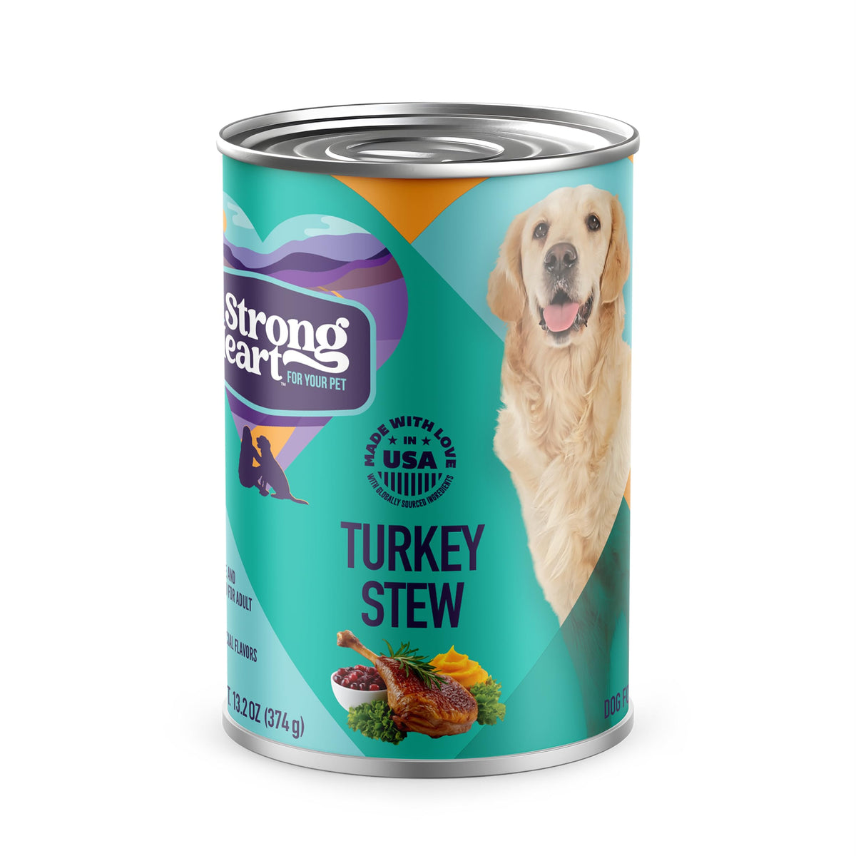 Turkey Stew Wet Dog Food 13.2 oz Can Pack of 12 Y9557