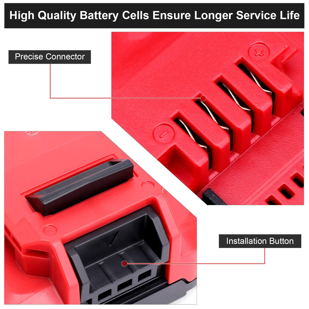 2 Pack 20V Max 3.0Ah Lithium Battery R8849