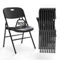 10 Pack Black Heavy Duty Folding Chair N287443