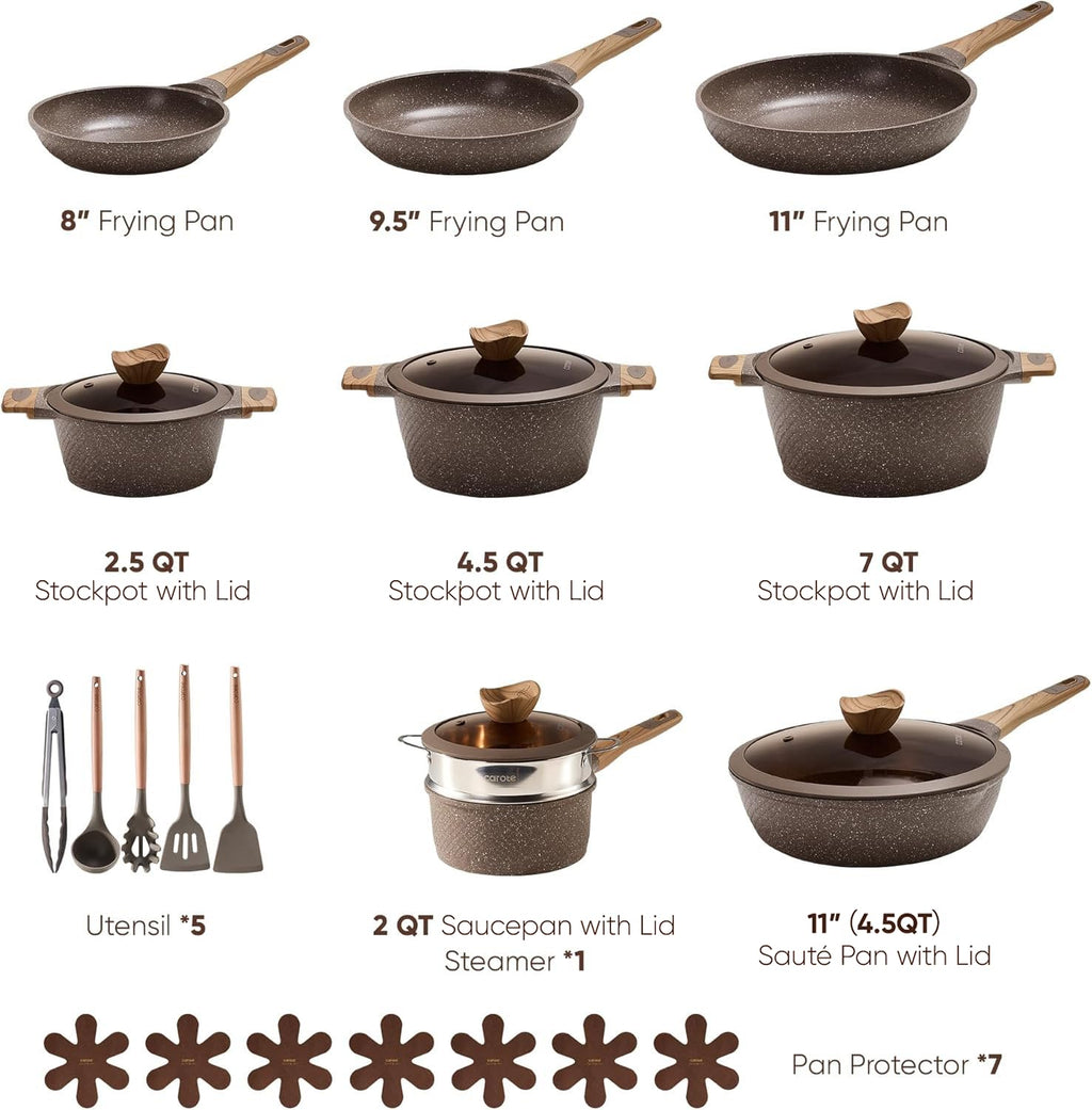 26pcs Nonstick Cookware Set H8228