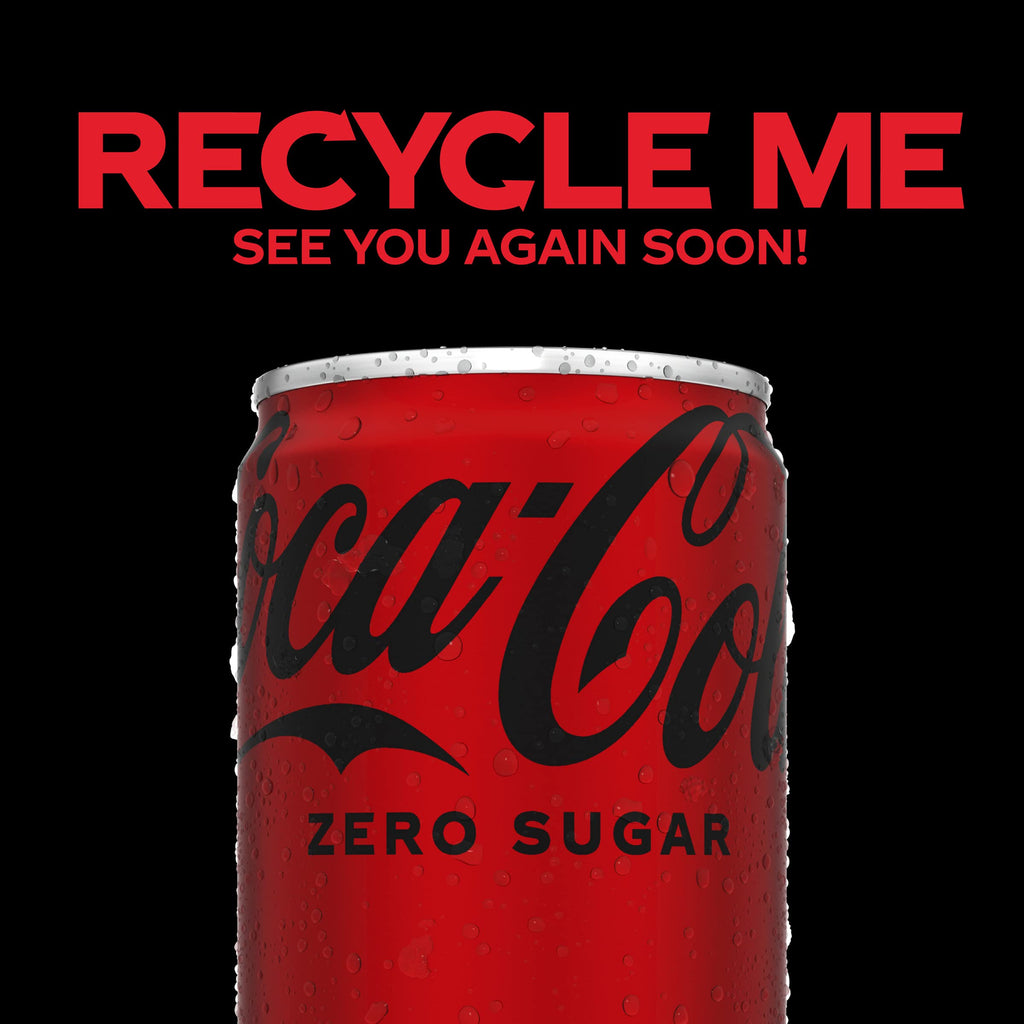 Coke Zero Sugar Mini-Can 7.5 fl oz 12 Pack W6909