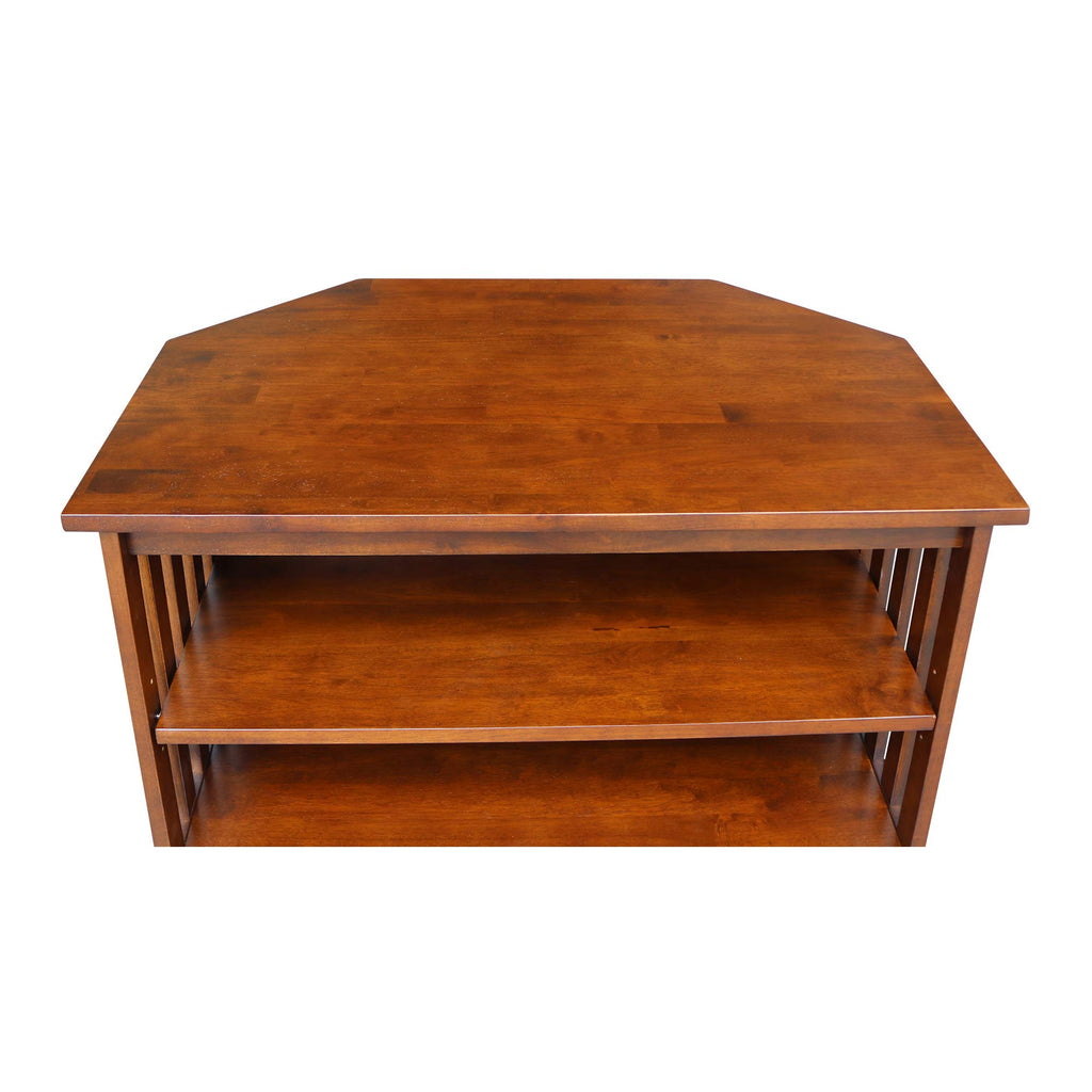 Solid Wood Corner TV Stand X98896