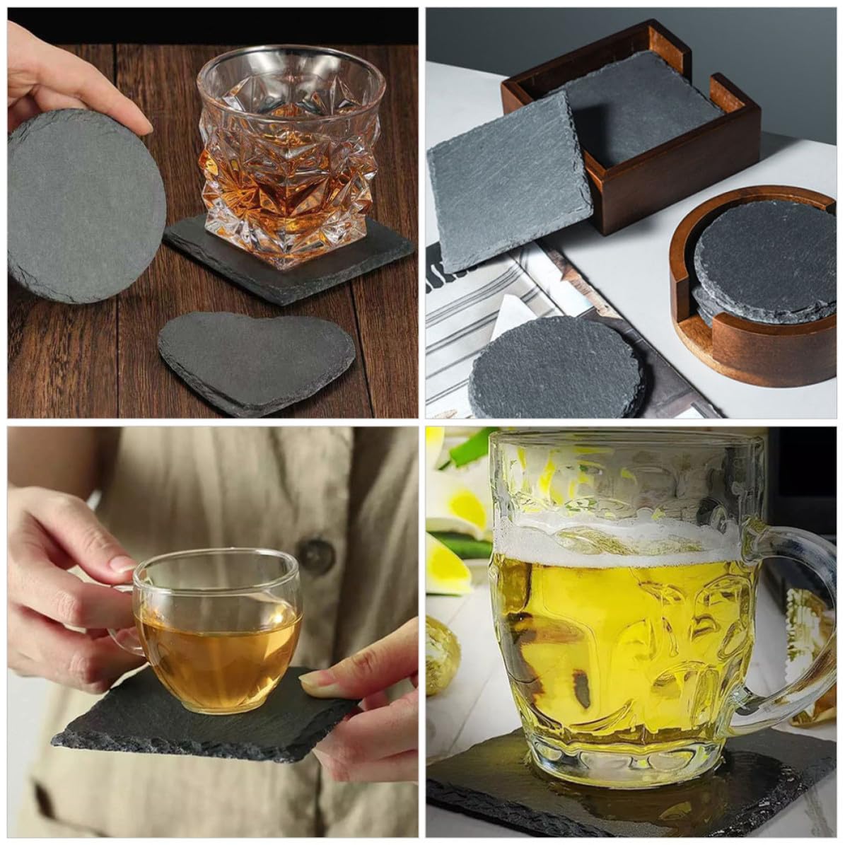 Natural Stone Drink Coasters U3735