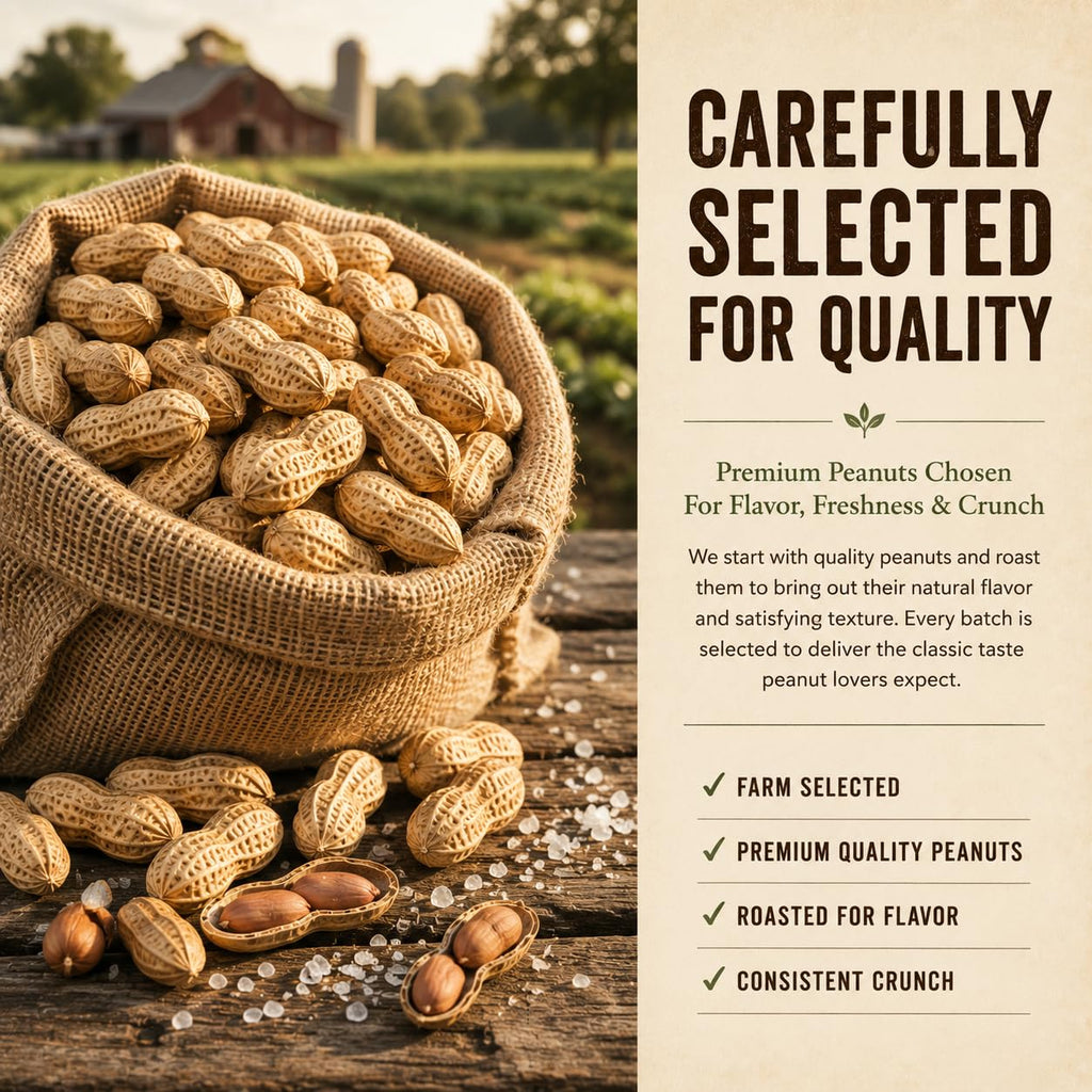 Roasted Salted Peanuts In Shell 4 LB A6031