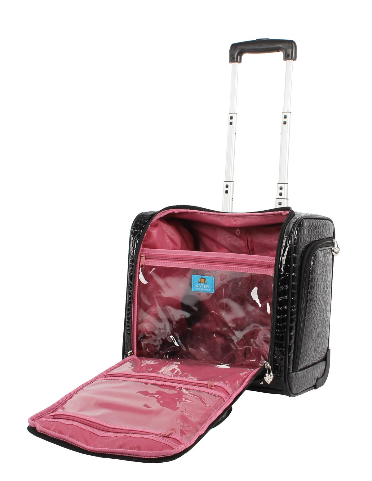 15 Inch Black PVC Underseat Luggage H671745