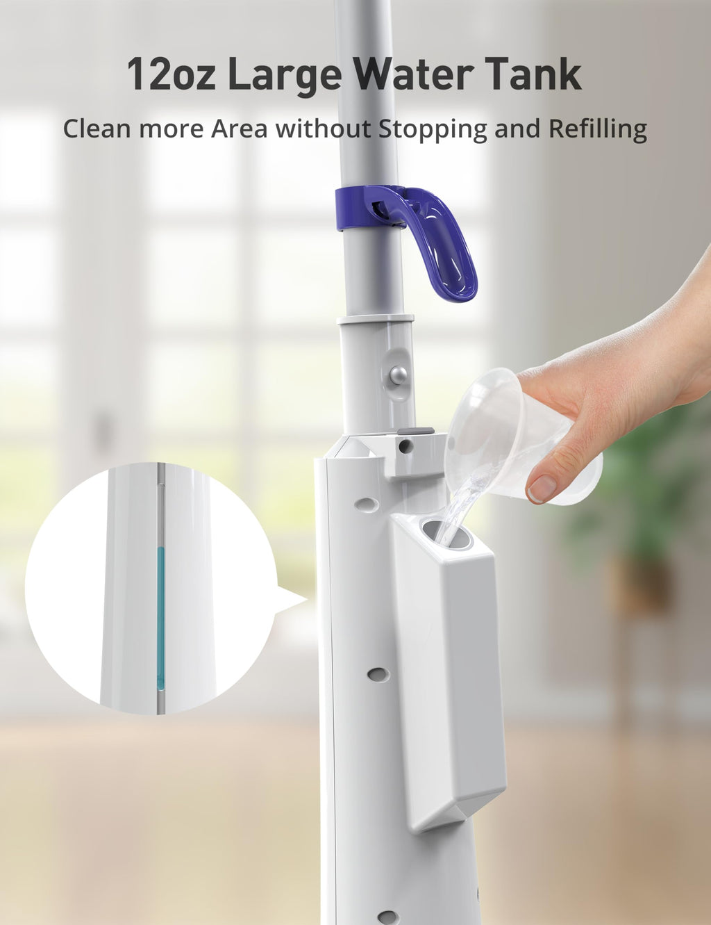 1300W Steam Mop Cleaner with 2 Washable Pads H65802